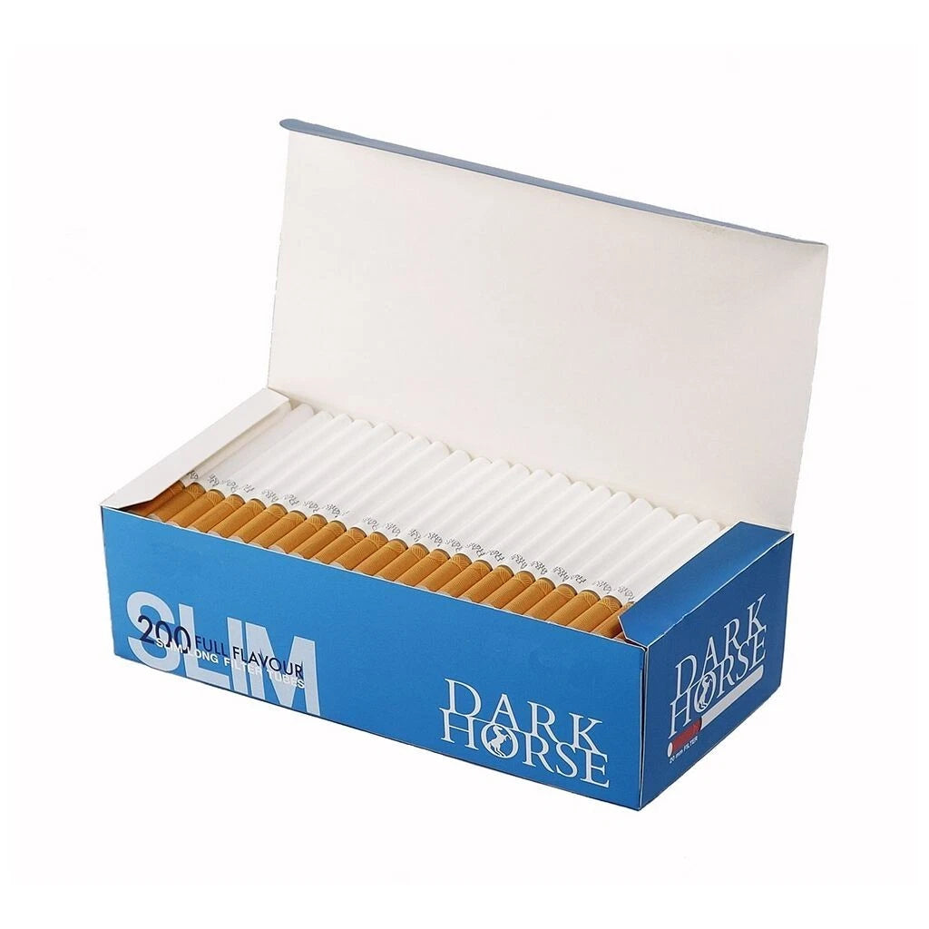 1000pcs Dark Horse Cigarette Tobacco Slim Long Filter Tubes Plugs (5 x Pk200)